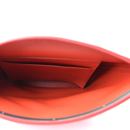 Celine Smooth Calfskin Clasp Bucket Bag Red 6 of 8