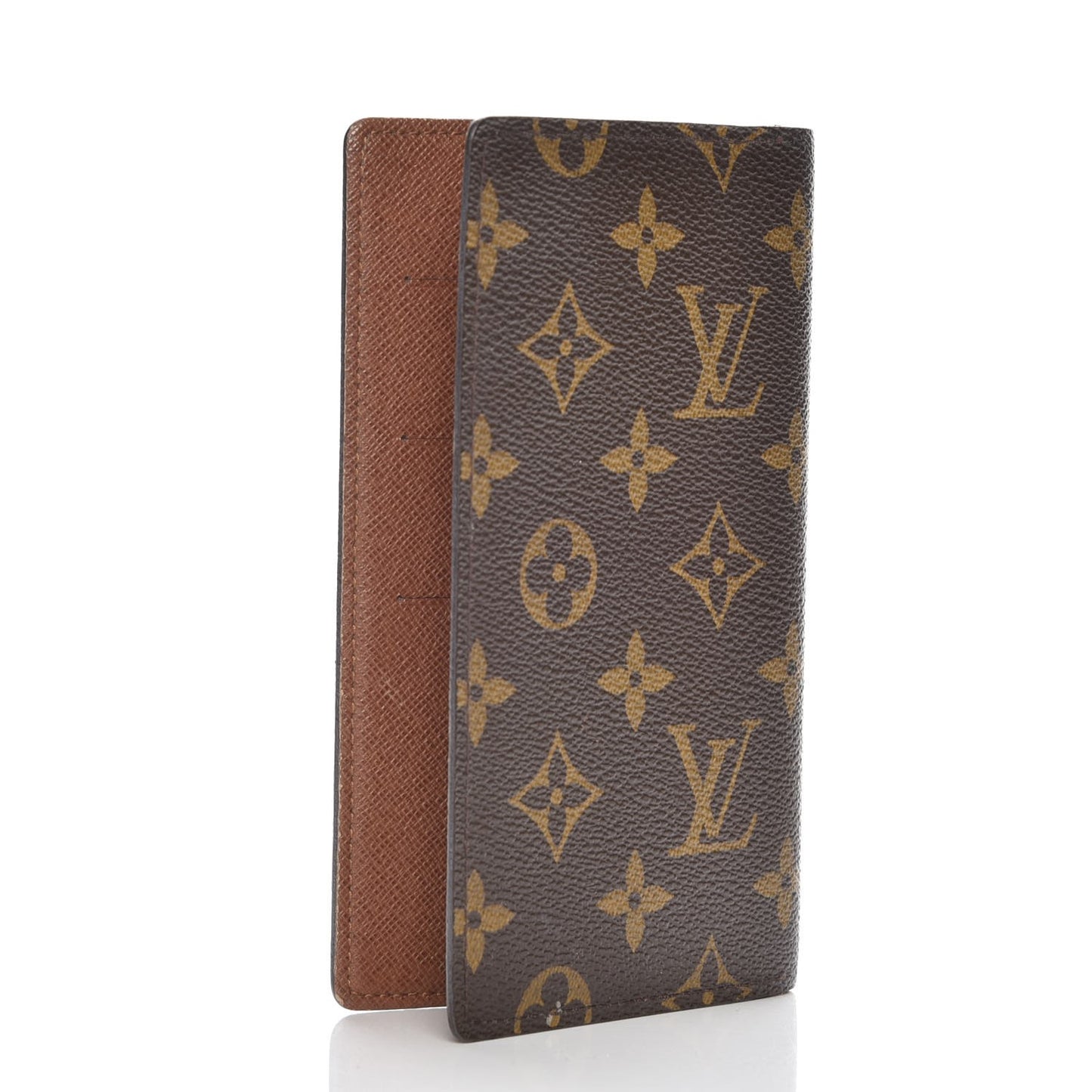 Monogram Checkbook Holder Wallet