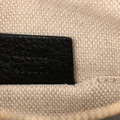 Gucci Pebbled Calfskin Mini Soho Chain Bag Black 7 of 10