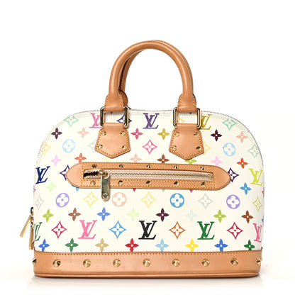 Louis Vuitton Monogram Multicolor Alma White 1 of 9
