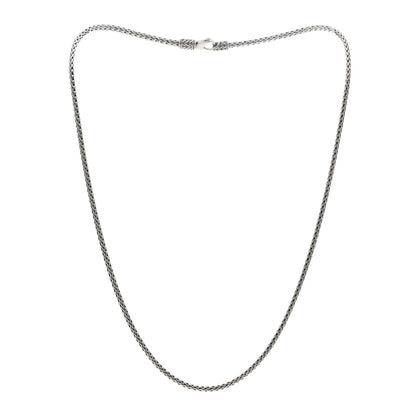 John Hardy Sterling Silver 2.5mm Classic Chain Necklace 3 of 6