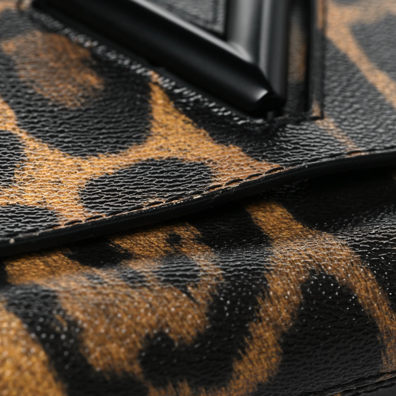 Louis Vuitton Calfskin Wild Animal Print Twist Shoulder Bag MM 11 of 12