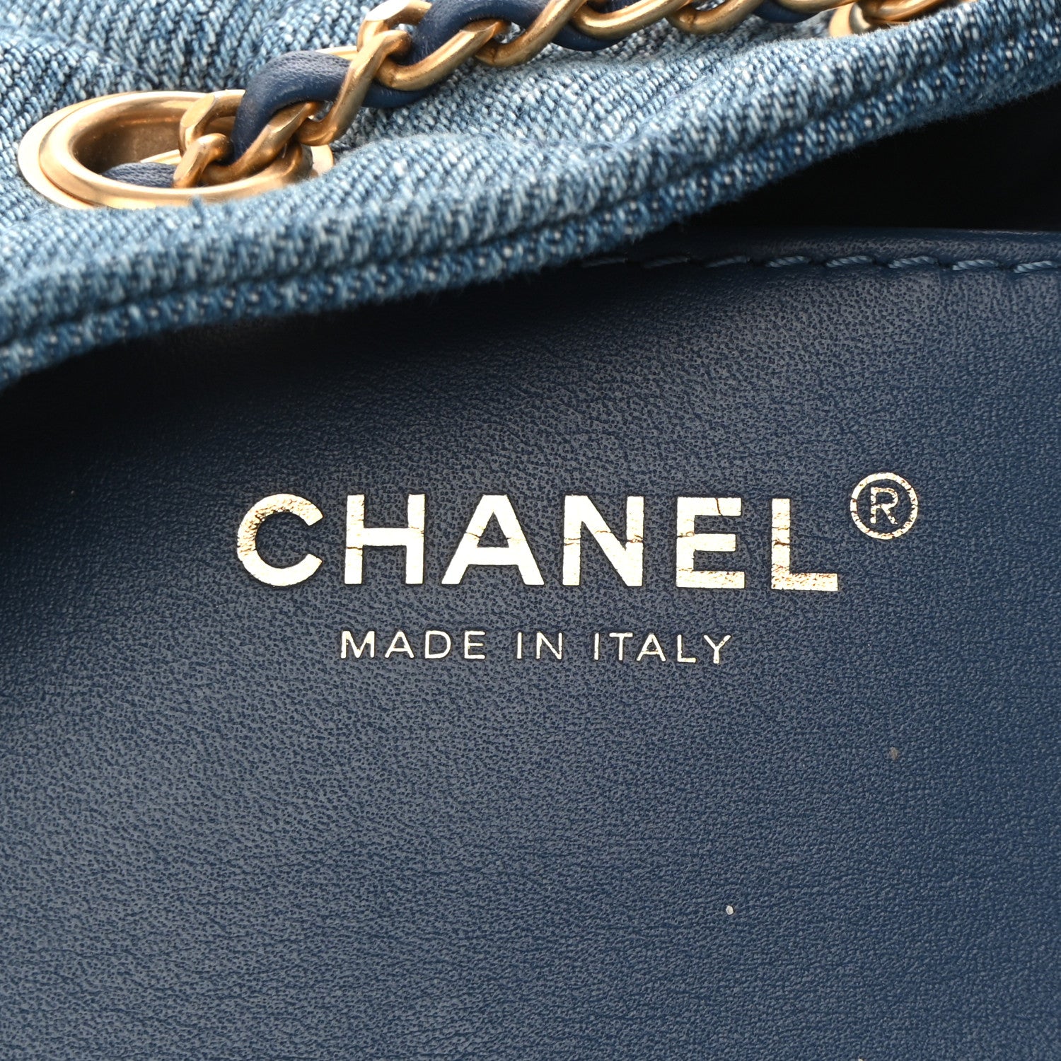 Chanel Washed Denim Quilted Mini Chanel 25 Handbag Blue 1924717