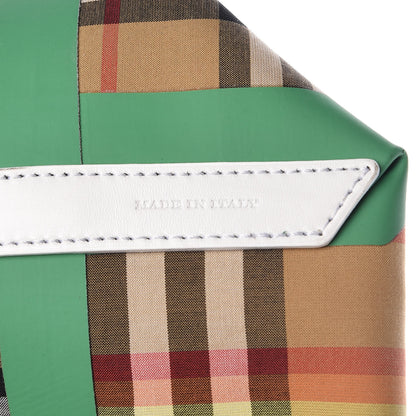 Burberry Vintage Rainbow Check Large The Giant Reversible Tote Antique Yellow 11 of 14