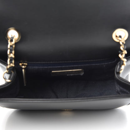Chanel Lambskin CC Mania Flap Bag Black 5 of 12