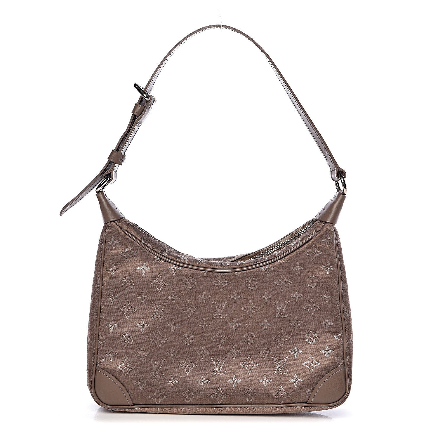Louis Vuitton Satin Monogram Little Boulogne Taupe 1 of 9