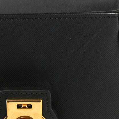 Burberry Trench Calfskin Mini DK88 Top Handle Bag Black 7 of 11