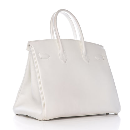 Hermes Epsom Birkin 35 White 3 of 38