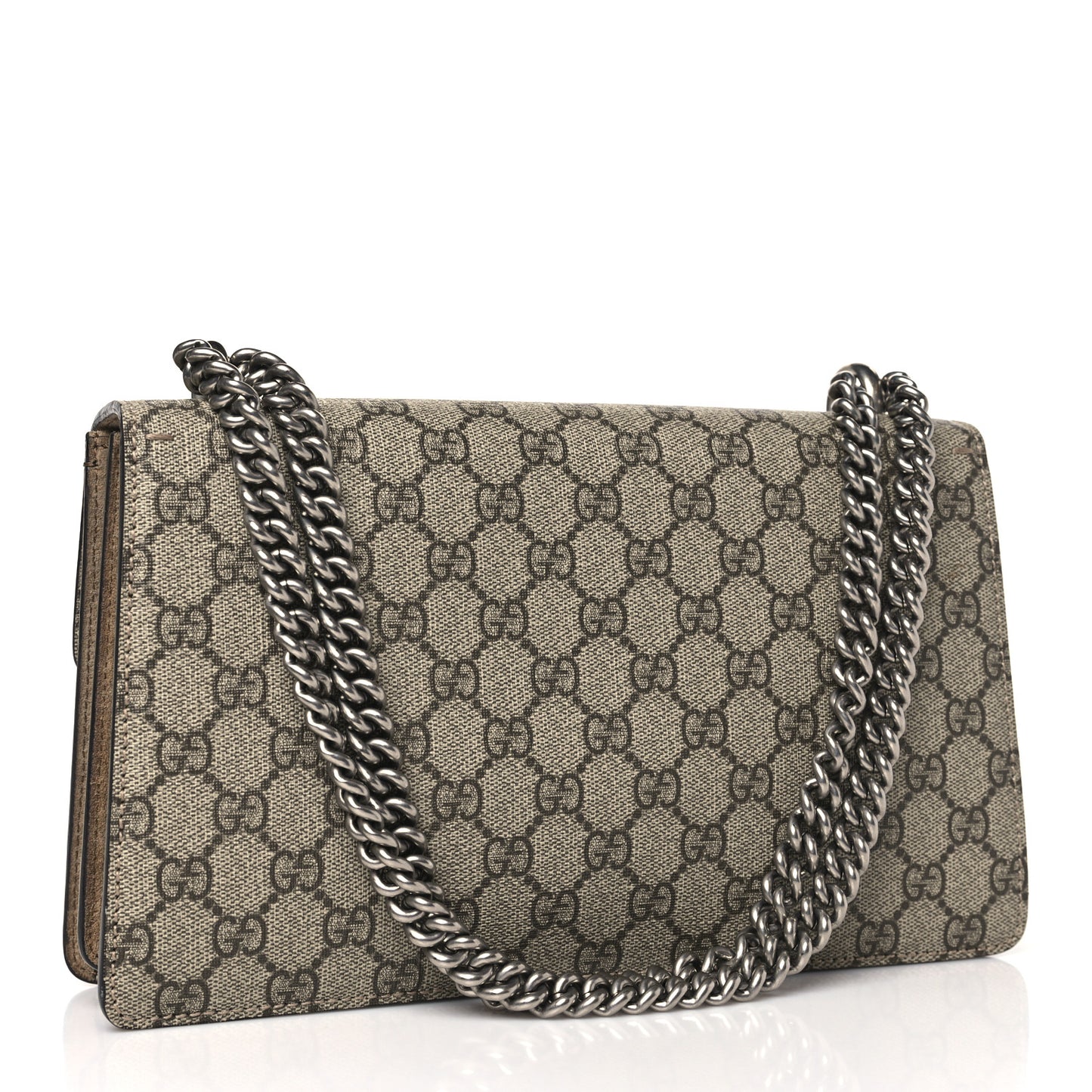 GG Supreme Monogram Small Dionysus Shoulder Bag Taupe