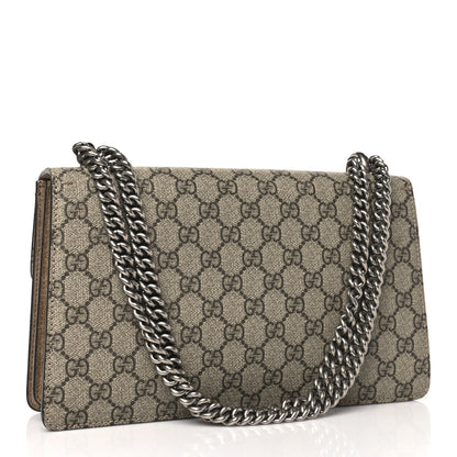 Gucci GG Supreme Monogram Small Dionysus Shoulder Bag Taupe 3 of 9