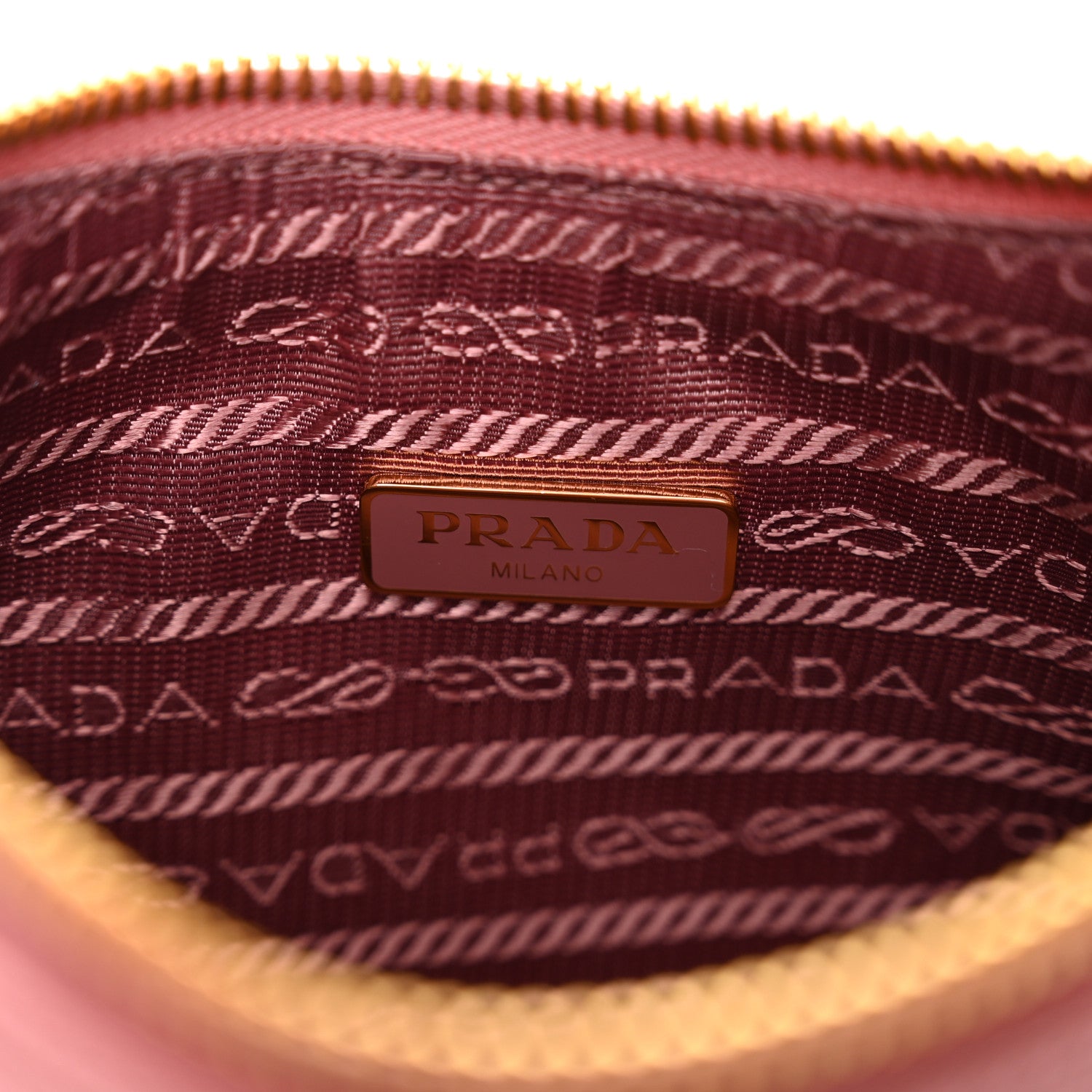 Prada Saffiano Lux Mini Re-Edition Shoulder Bag Petalo 9 of 12