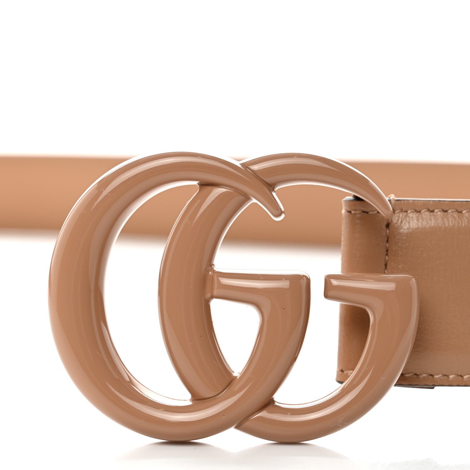 GUCCI ベルト～keina～ Gucci Azalea Calfskin Enamel Monochrome Double G 40mm Belt 90 36