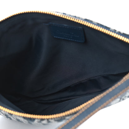 Christian Dior Monogram Mini Saddle Pochette Navy 5 of 10
