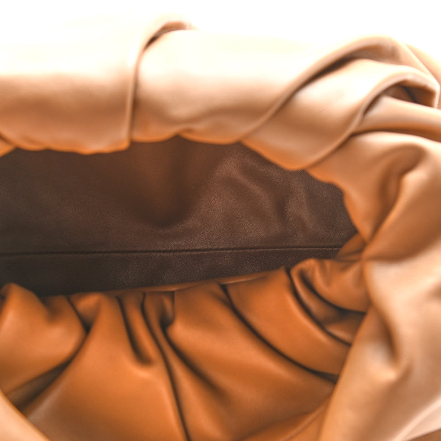 Smooth Butter Calfskin Small The Shoulder Pouch Moutarde