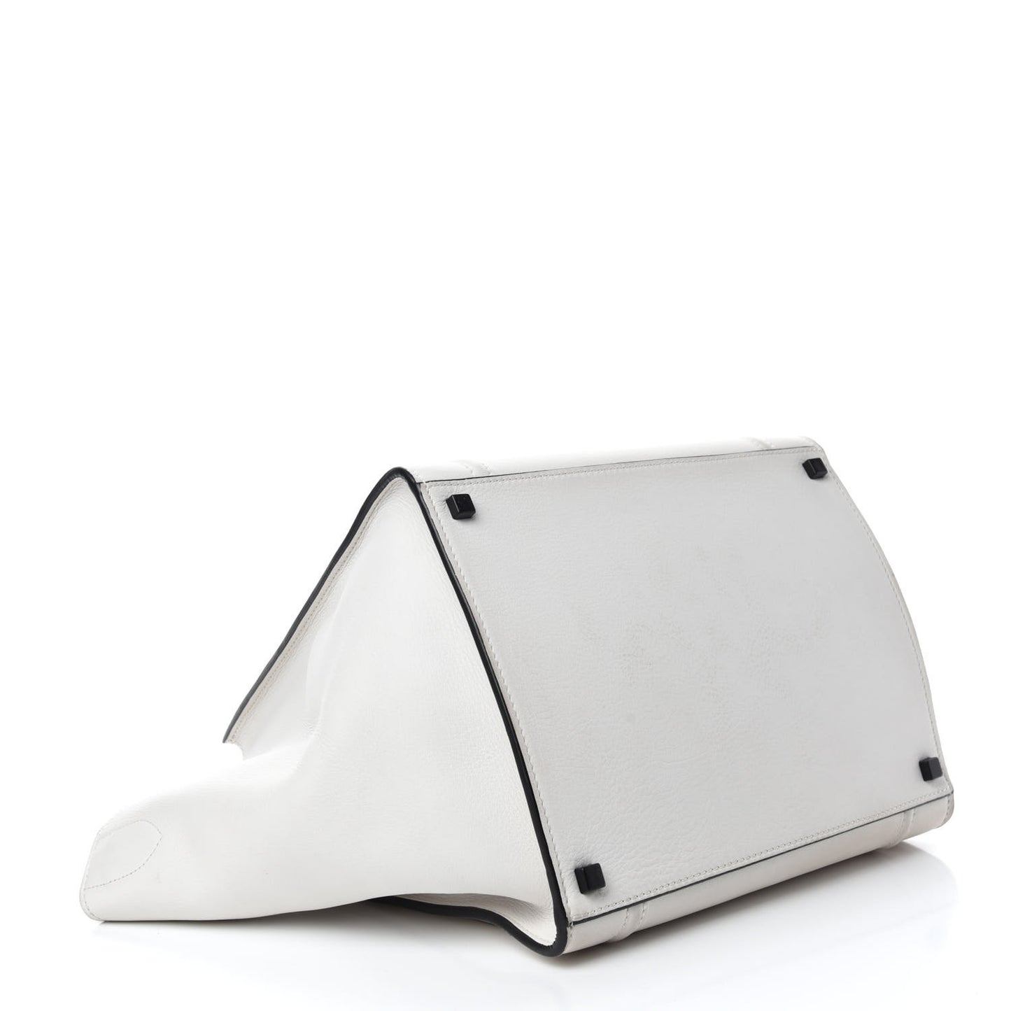 Calfskin Medium Phantom Luggage White