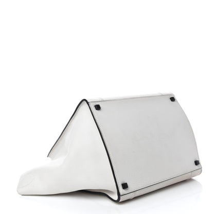 Celine Calfskin Medium Phantom Luggage White 4 of 14