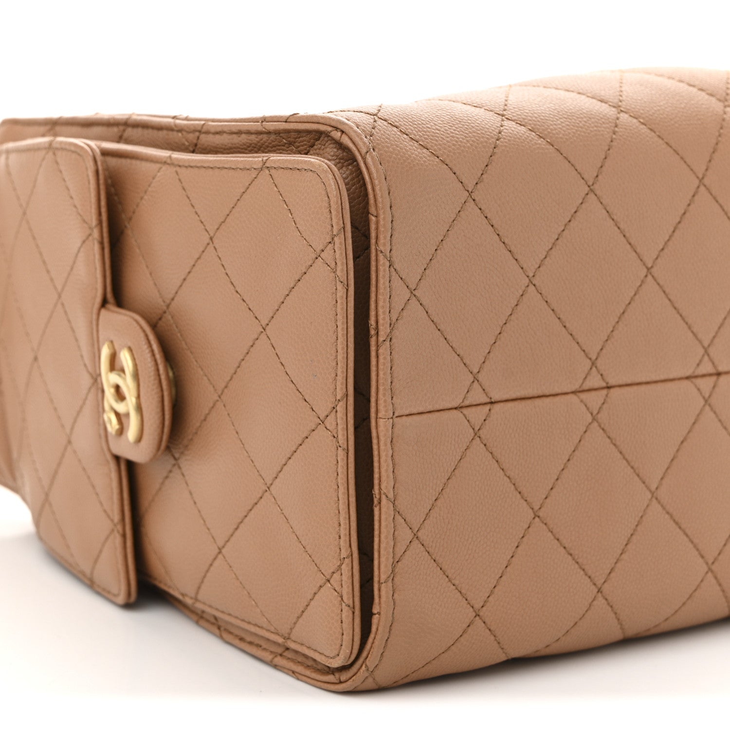 Chanel Caviar Quilted Small Chanel 25 Handbag Brown 9 of 11