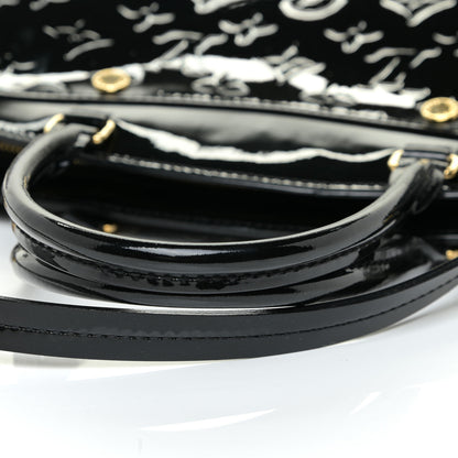 Louis Vuitton Vernis Brea MM Black 13 of 14