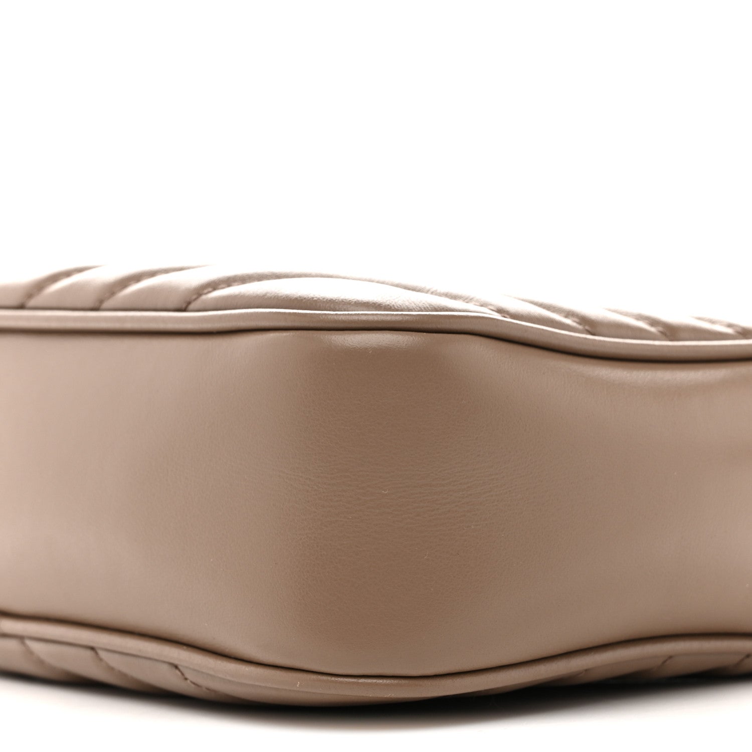 Saint Laurent Calfskin Matelasse Monogram Lou Camera Bag Dark Beige 10 of 14