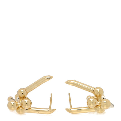 Tiffany 18K Yellow Gold HardWear Graduated Link Earrings 3 of 4