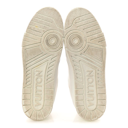 Louis Vuitton Calfskin Mens LV Trainer Sneakers 9.5 White 6 of 9