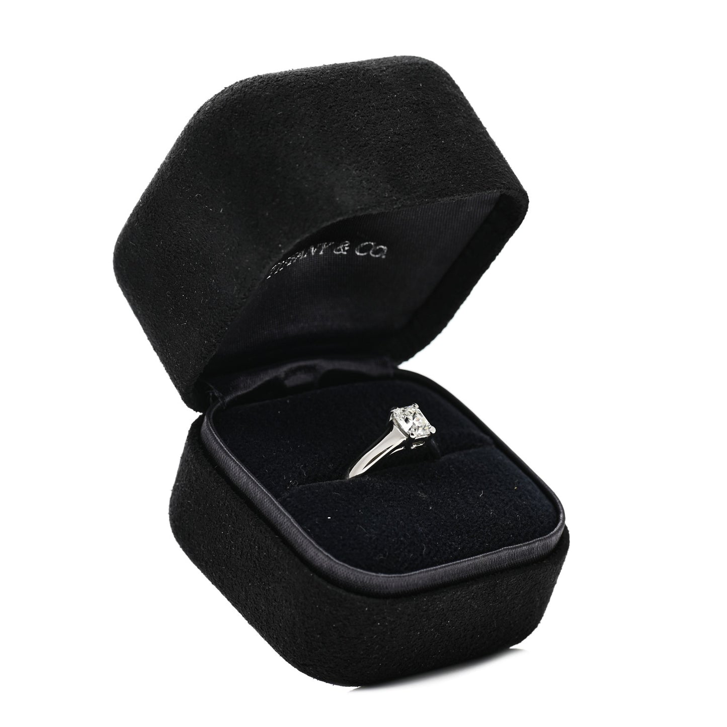 Platinum Diamond .78ct Solitaire Lucida Engagement Ring 49 5