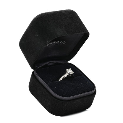 Tiffany Platinum Diamond .78ct Solitaire Lucida Engagement Ring 49 5 7 of 7