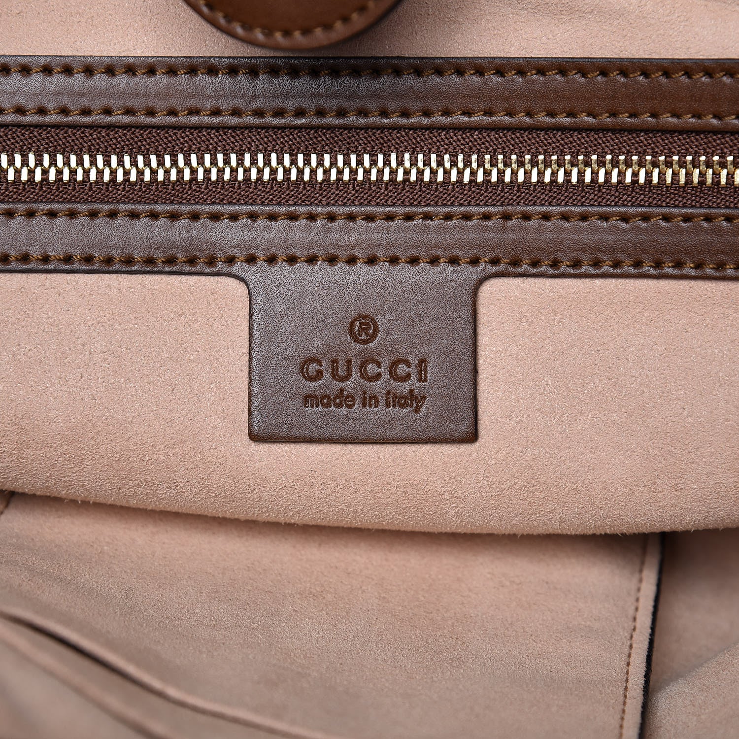 Gucci Soft GG Supreme Monogram Small Crossbody Tote Beige Cuir 6 of 7