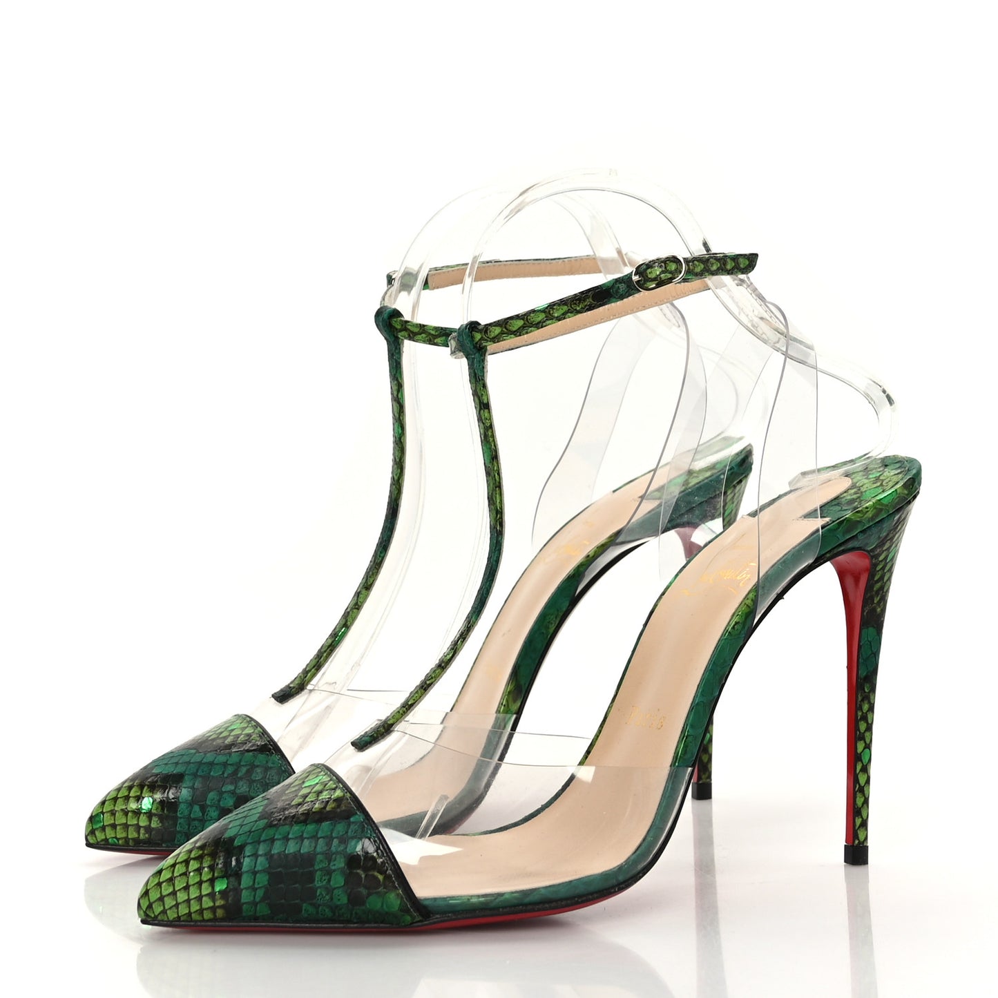 Watersnake PVC Nosy 100 Pumps 39 Green