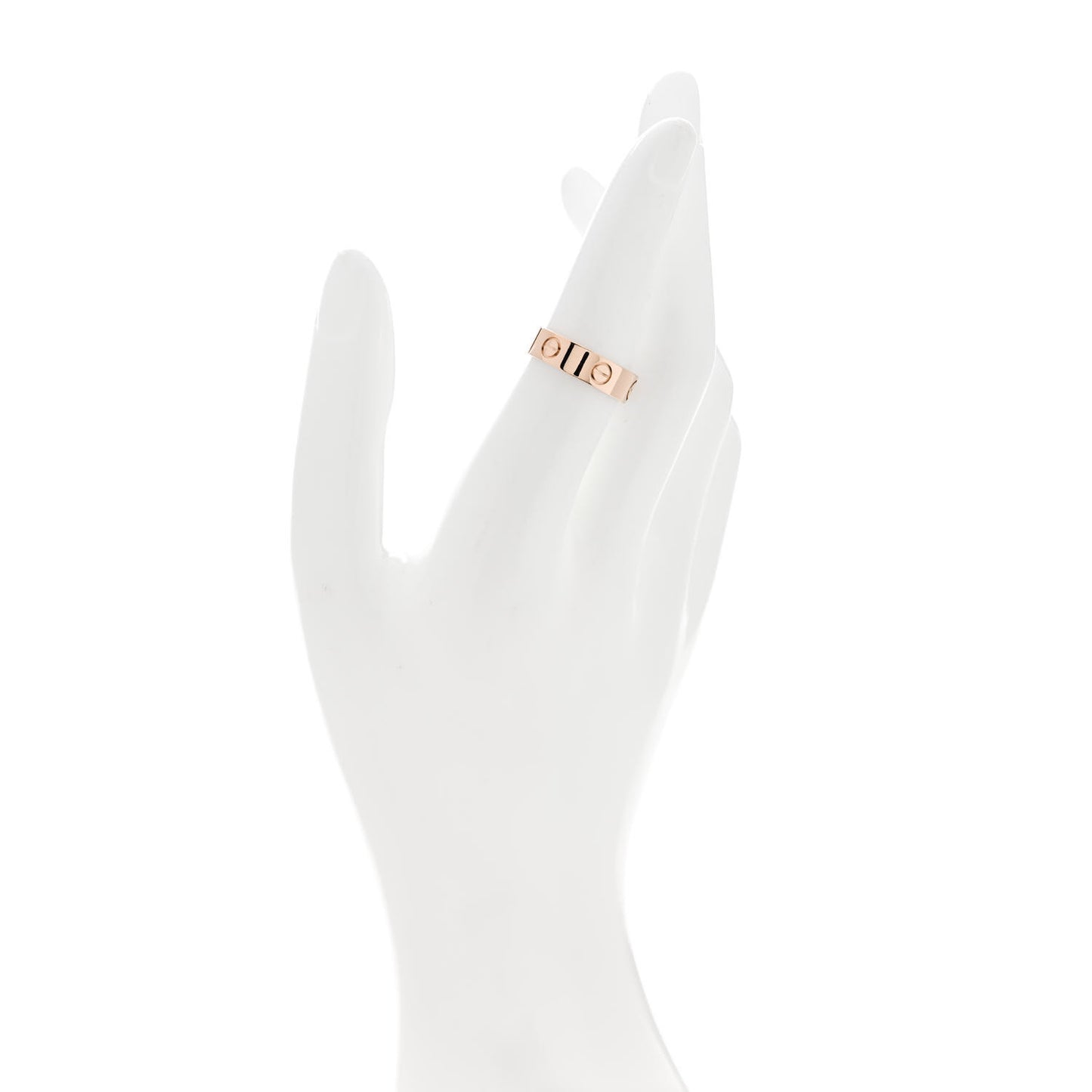 18K Pink Gold 5.5mm LOVE Ring 54 6.75