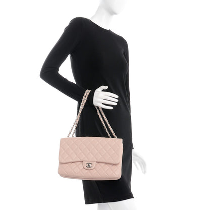 Chanel Lambskin Quilted 3 Jumbo Flap Light Pink 2 of 15
