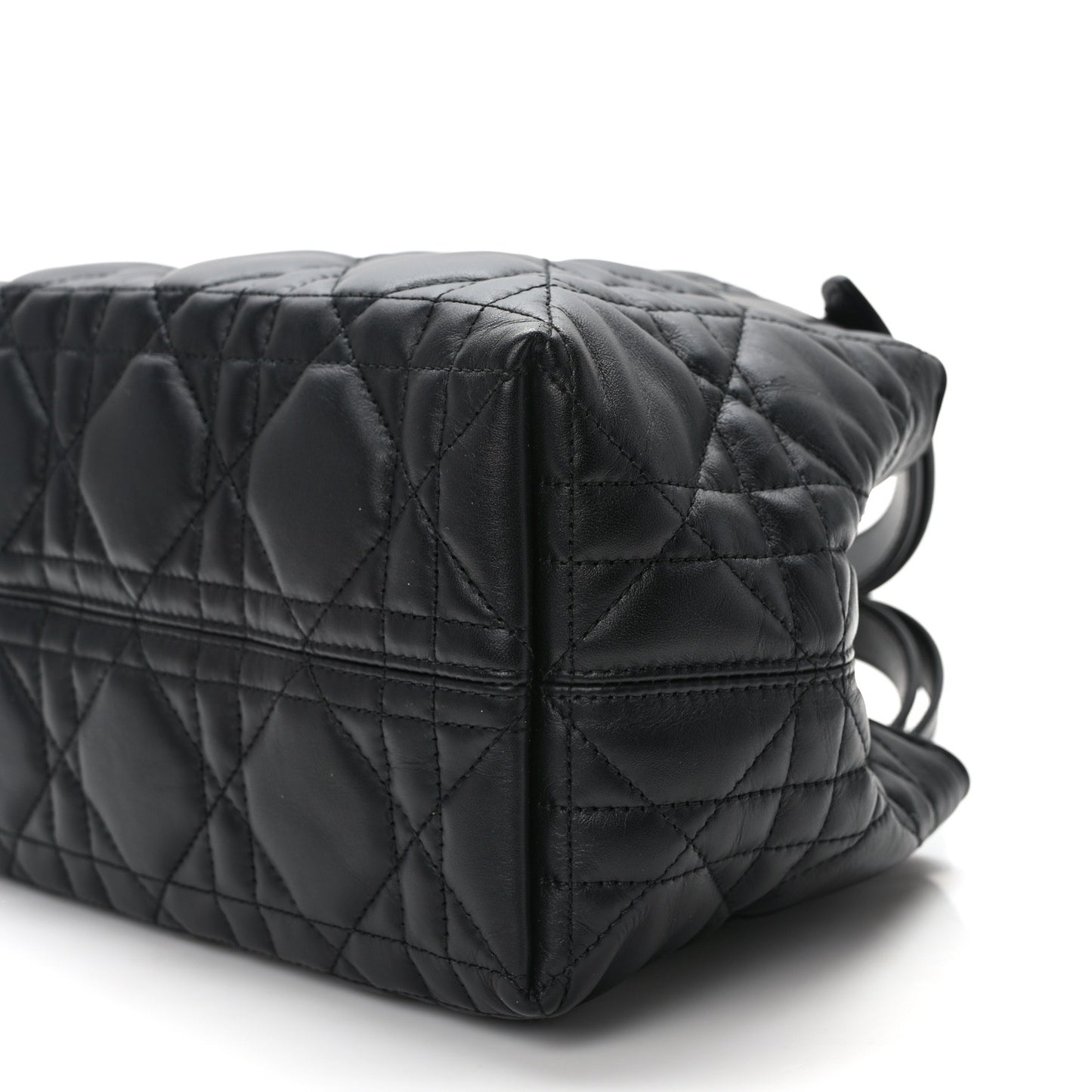 Calfskin Macrocannage Small Toujours Black