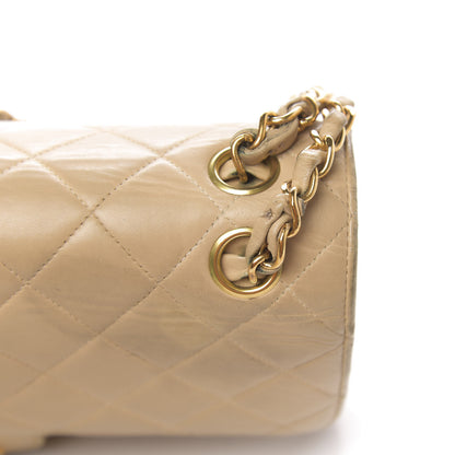 Chanel Lambskin Quilted Medium Double Sided Flap Beige 25 of 26