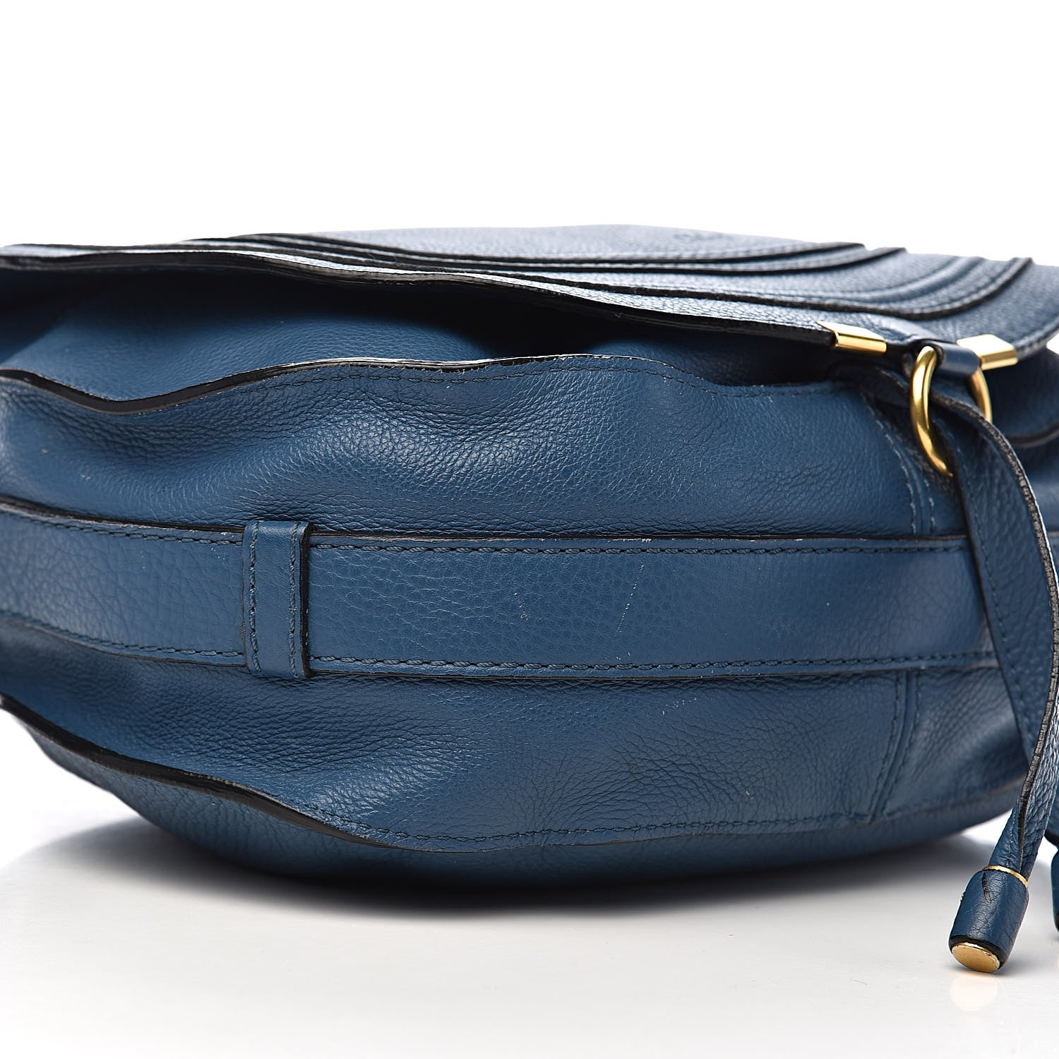 Chloe Calfskin Medium Marcie Round Crossbody Bag Royal Navy 21 of 23