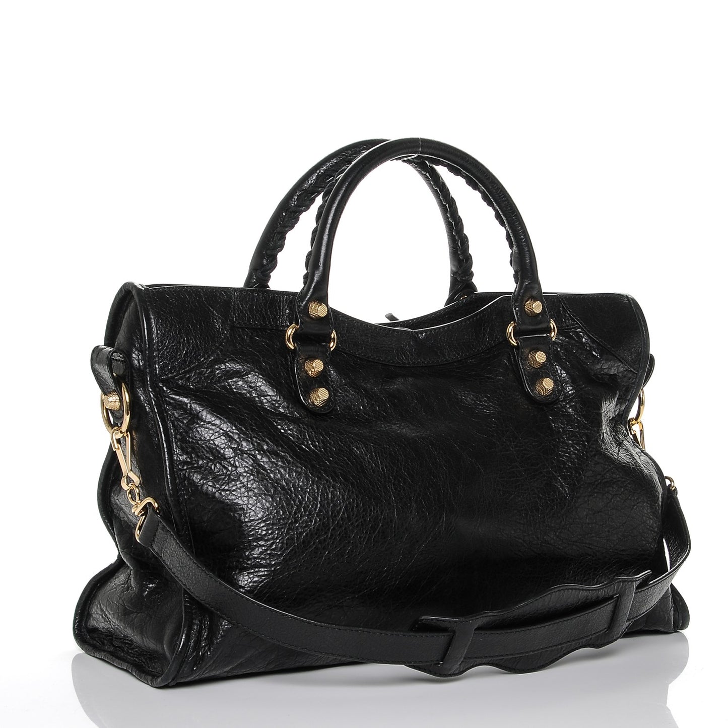Agneau Giant 12 Gold Hardware City Black