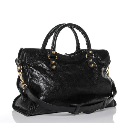 Balenciaga Agneau Giant 12 Gold Hardware City Black 3 of 6