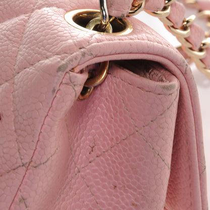 Chanel Caviar Quilted Mini Flap Pink 13 of 13