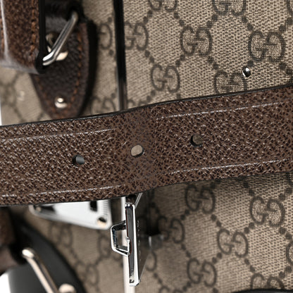 Gucci Supreme Monogram Globe-Trotter Carry-On Brown 12 of 15