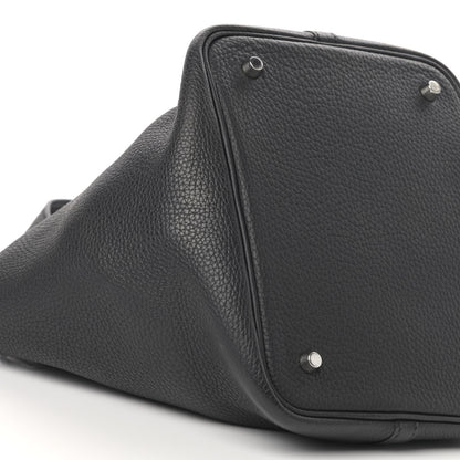 Hermes Taurillon Clemence Picotin Lock 22 MM Black 8 of 11