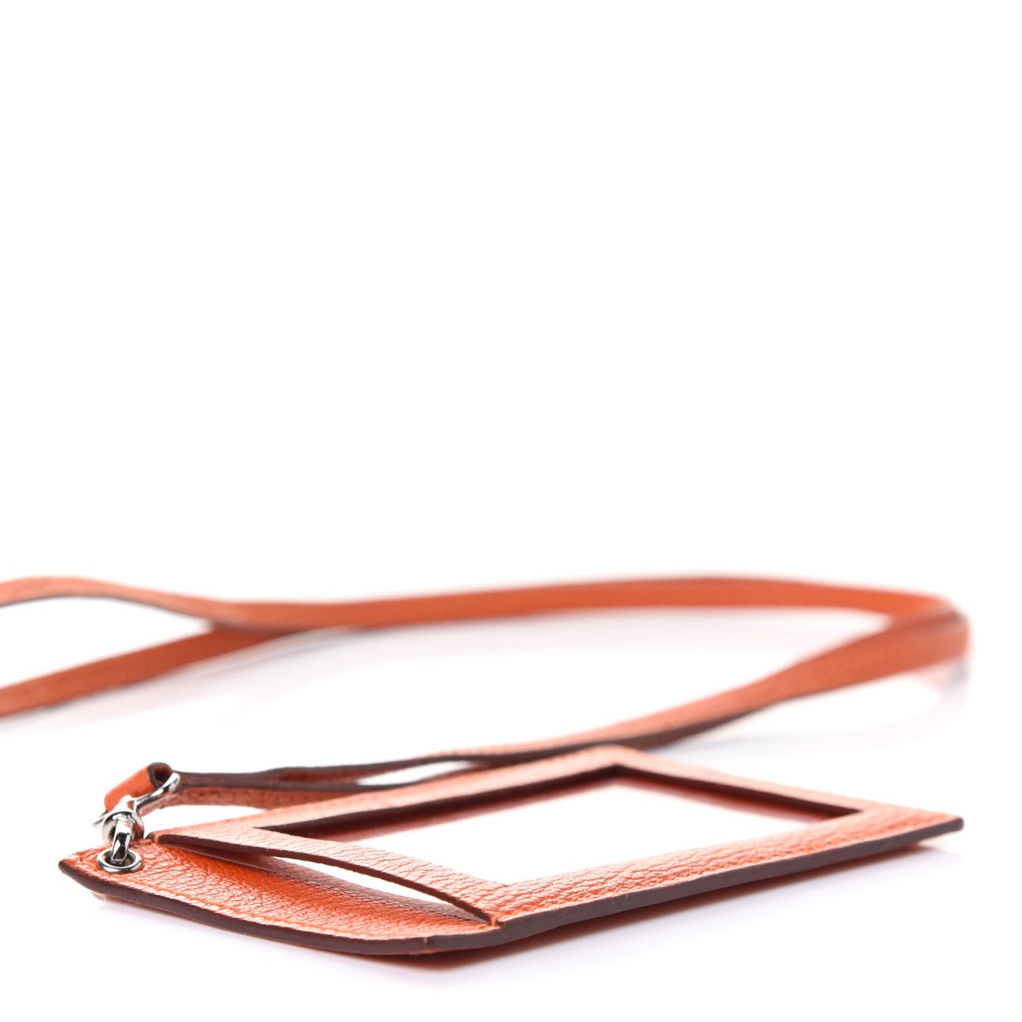 Chevre Mysore Heidi Badge Holder Orange