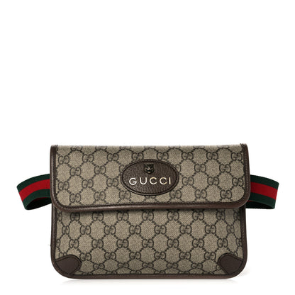 Gucci GG Supreme Monogram Neo Vintage Web Belt Bag Brown 1 of 9