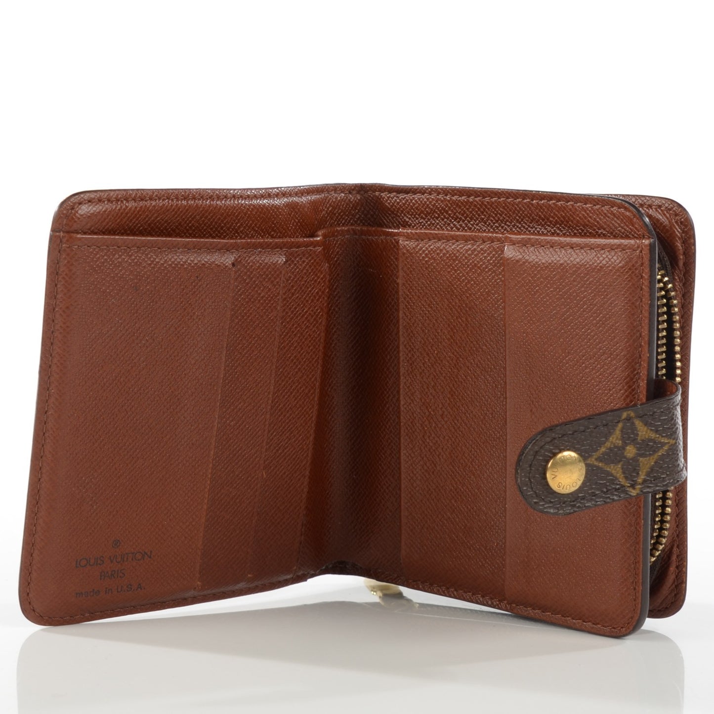 Monogram Compact Zipped Wallet