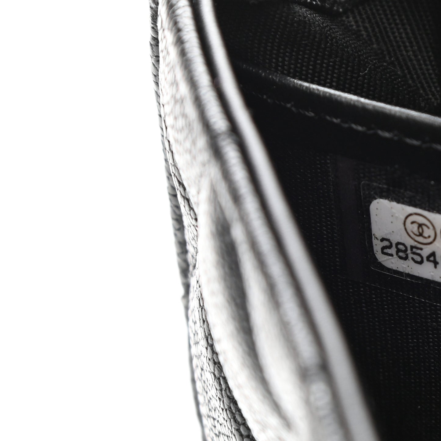 Caviar Quilted Long Boy Flap Wallet Black