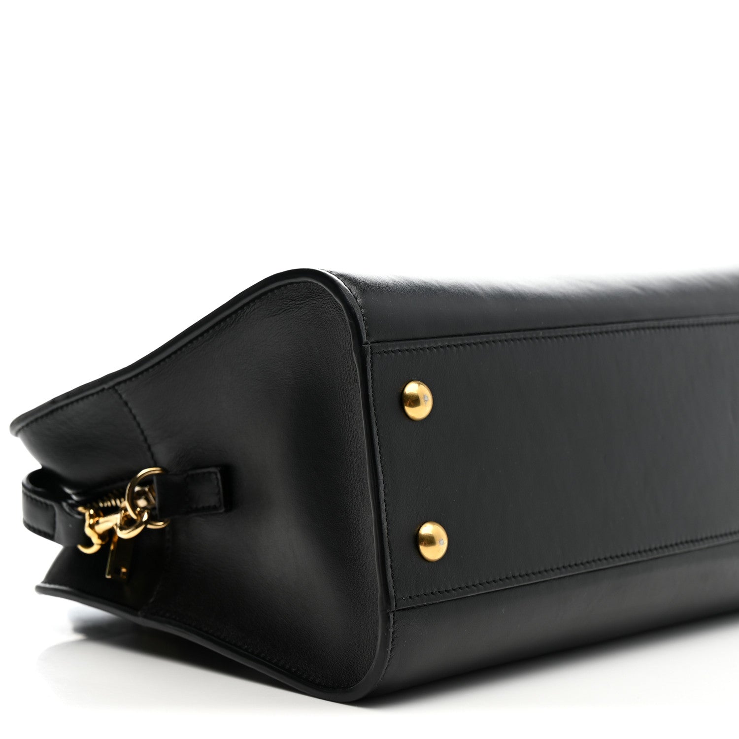 Saint Laurent Calfskin Monogram Baby Cabas Black 9 of 18