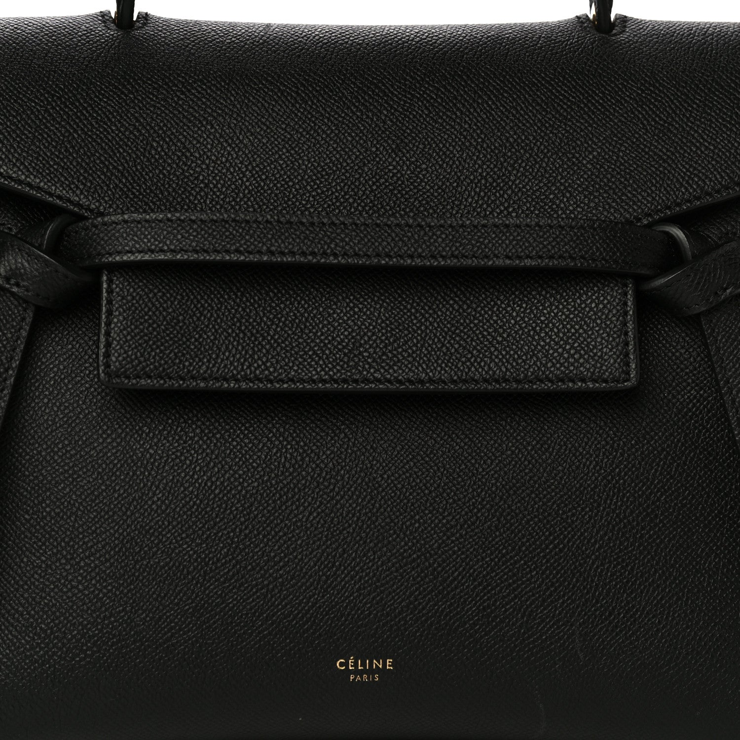 Celine Grained Calfskin Micro Belt Bag Black 8 of 13