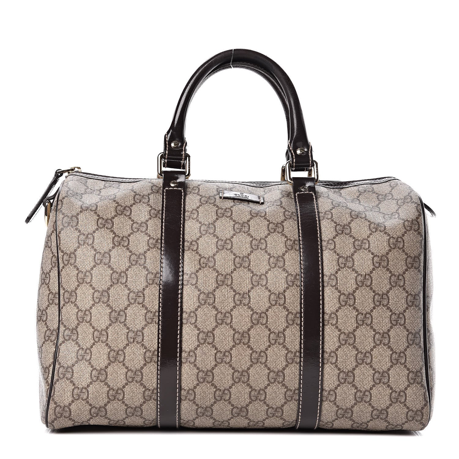 Gucci GG Plus Monogram Medium Joy Boston Dark Brown 1 of 20