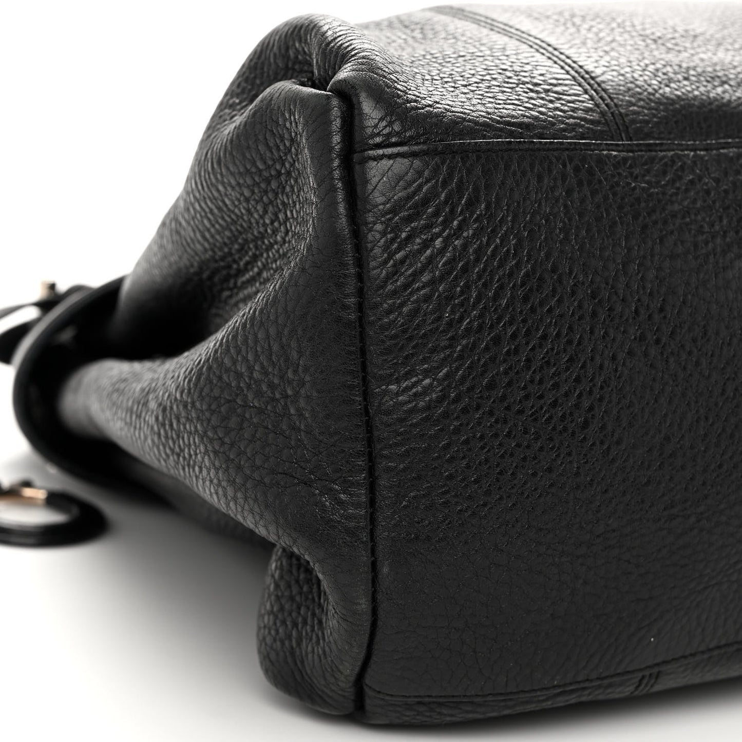 Calfskin Hobo Black