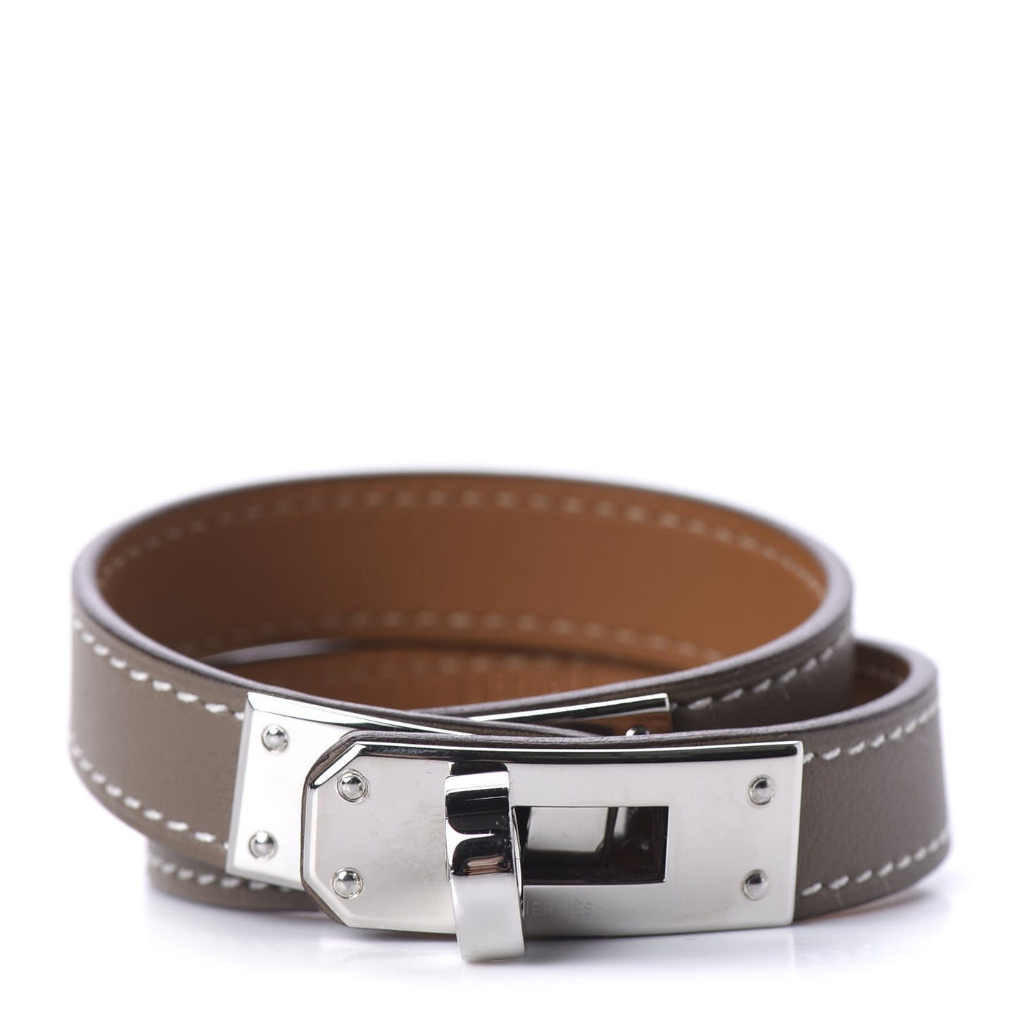 Swift Kelly Double Tour Bracelet T1 Etoupe