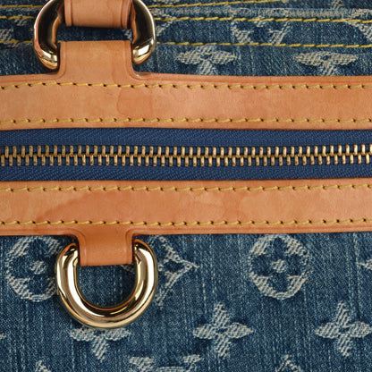Louis Vuitton Monogram Denim Sac Plat Blue 10 of 11