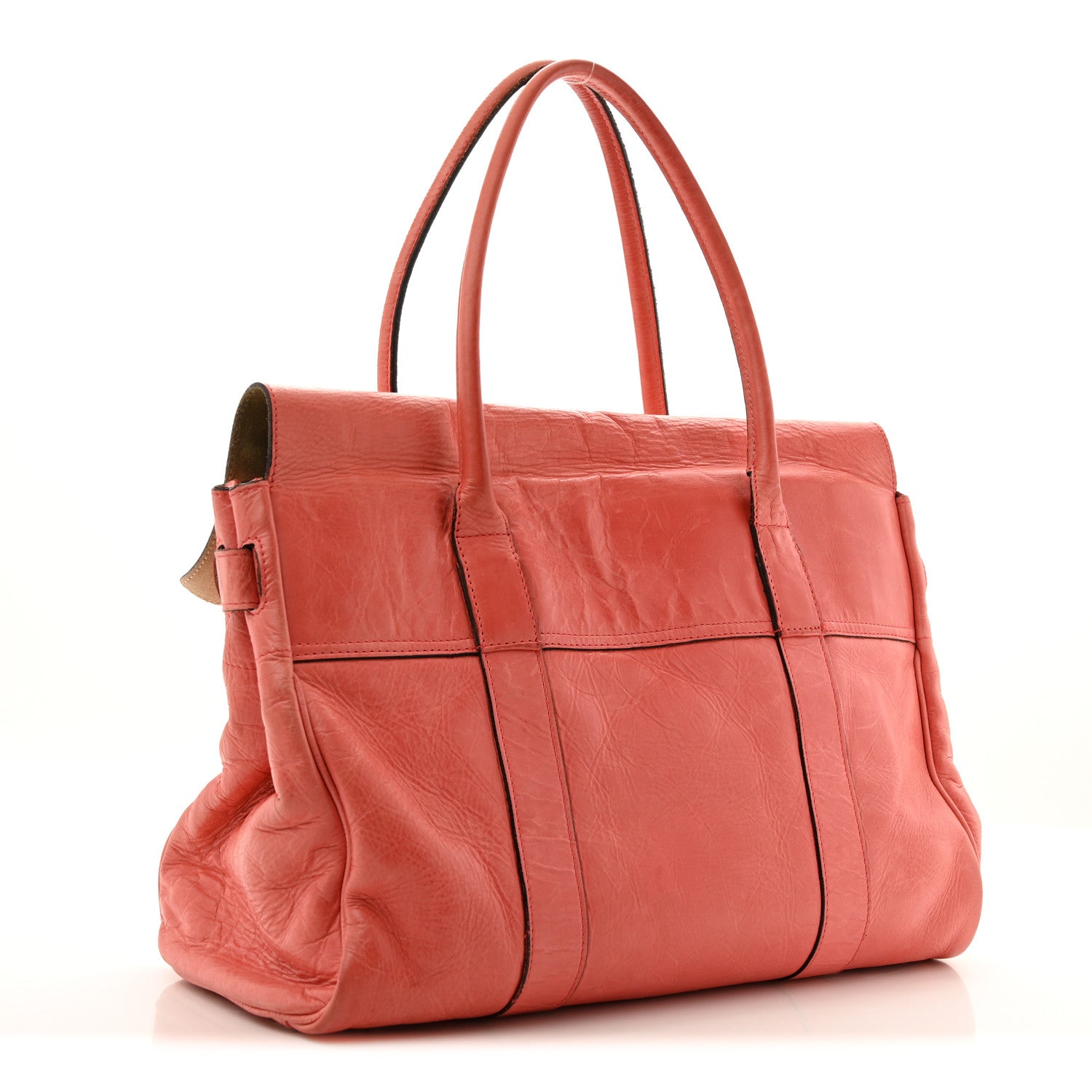 Mulberry Natural Leather Bayswater Coral 3 of 17